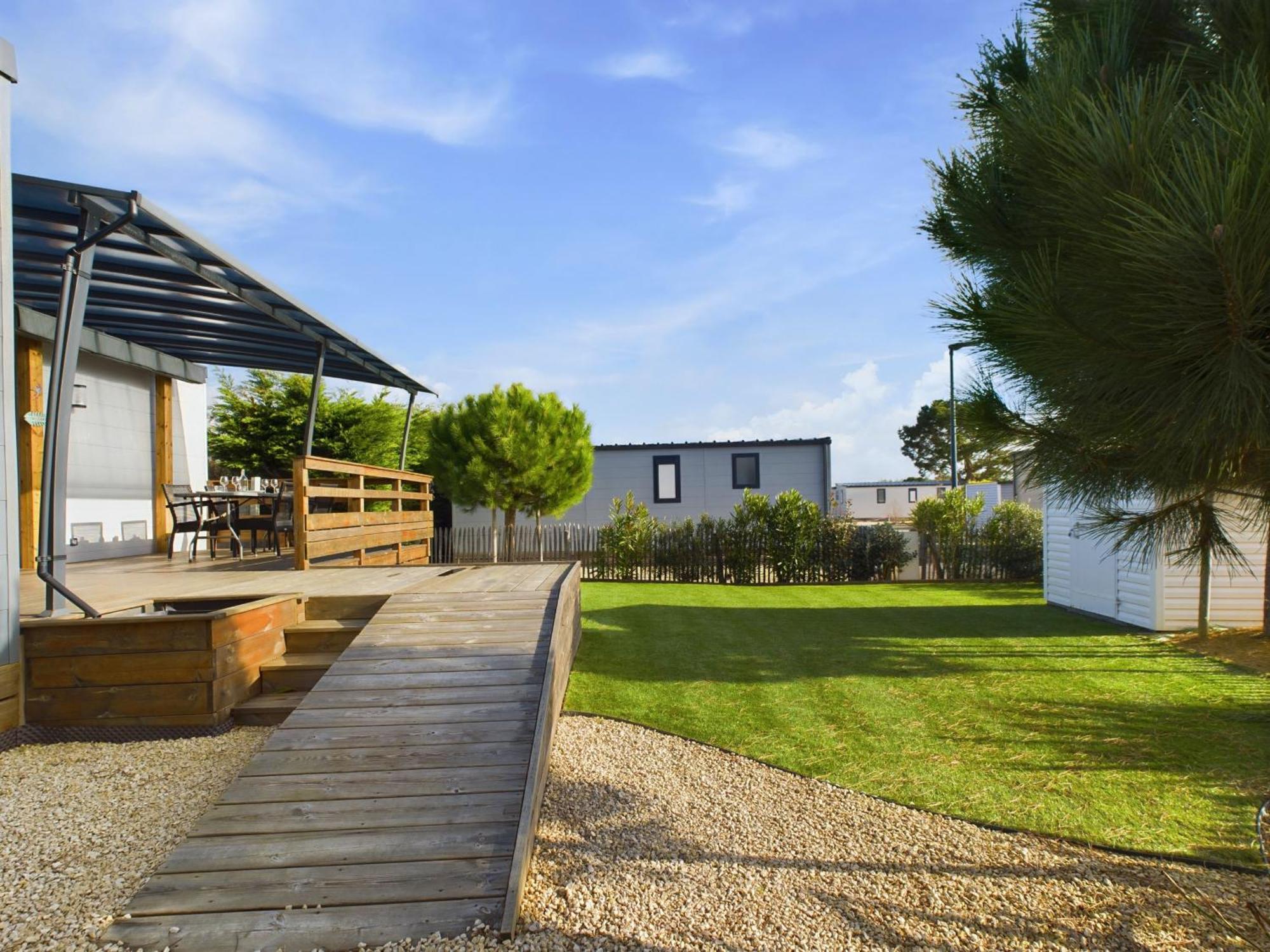 Beau Chalet Pour 4 Pers - Acces Piscine Chauffee Brétignolles-sur-Mer Екстериор снимка