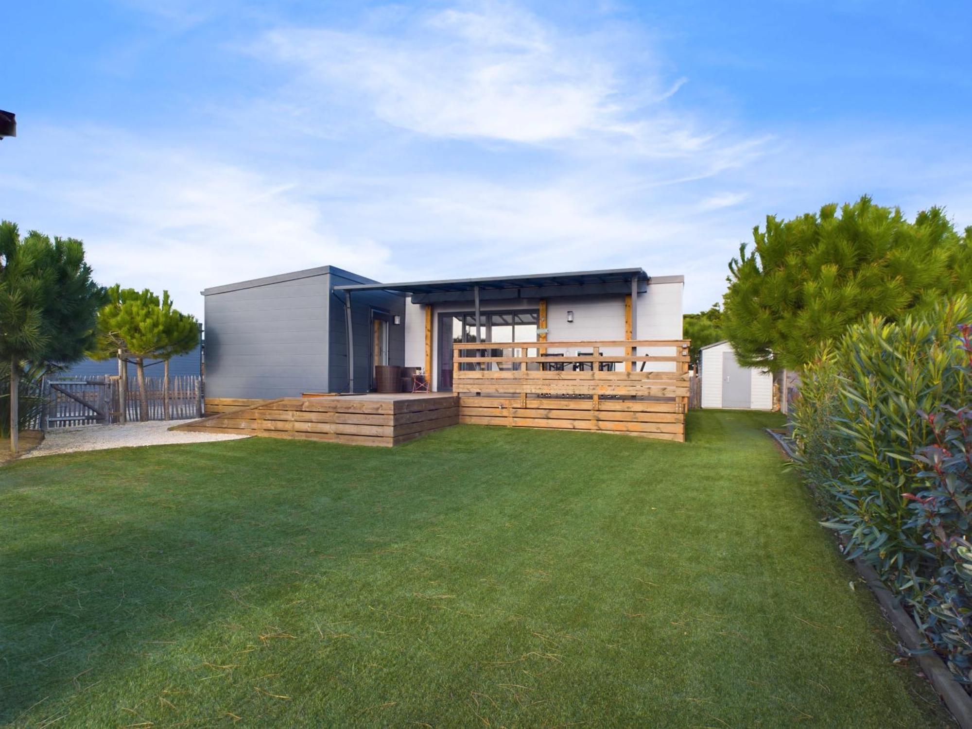 Beau Chalet Pour 4 Pers - Acces Piscine Chauffee Brétignolles-sur-Mer Екстериор снимка