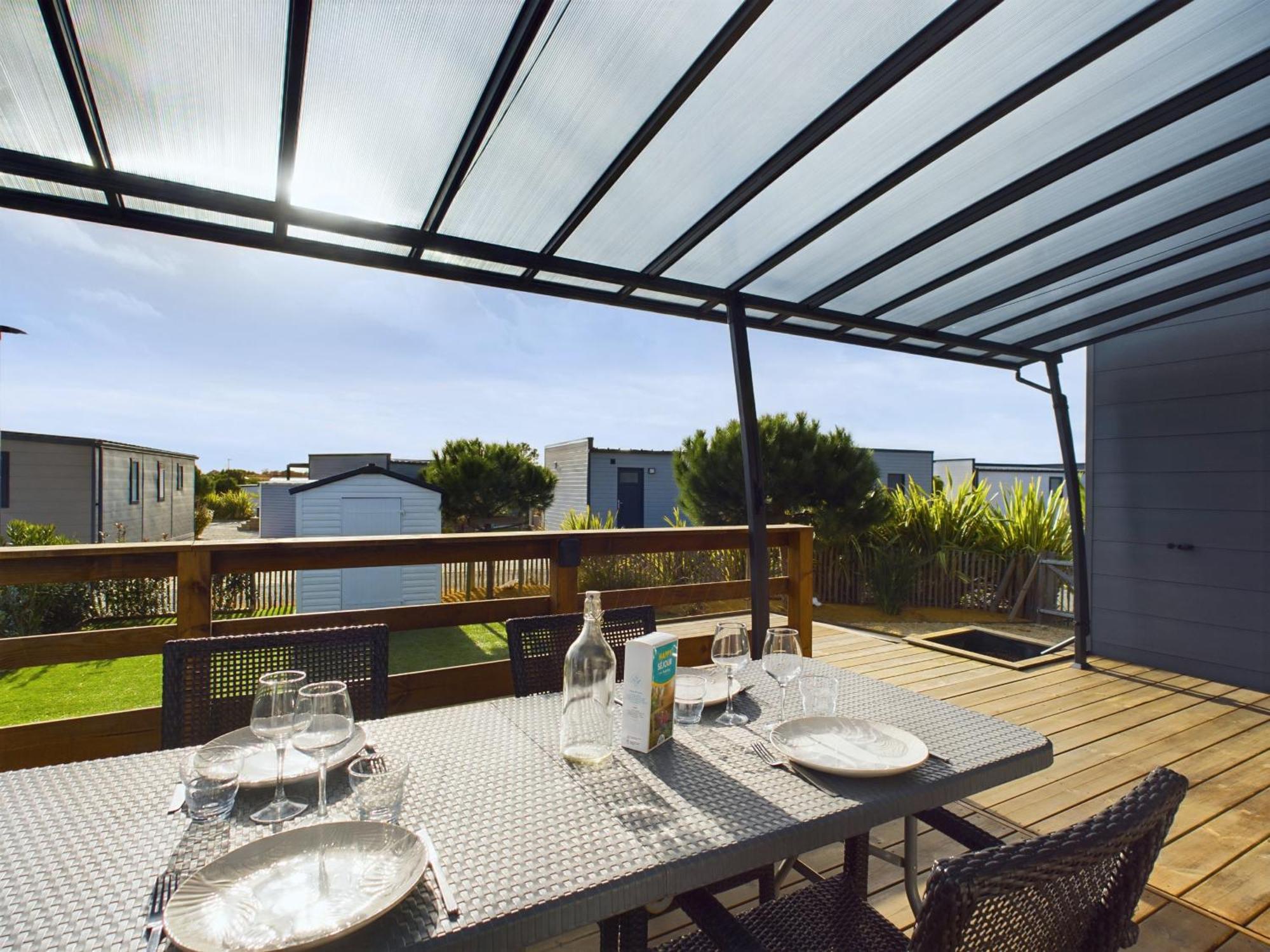 Beau Chalet Pour 4 Pers - Acces Piscine Chauffee Brétignolles-sur-Mer Екстериор снимка