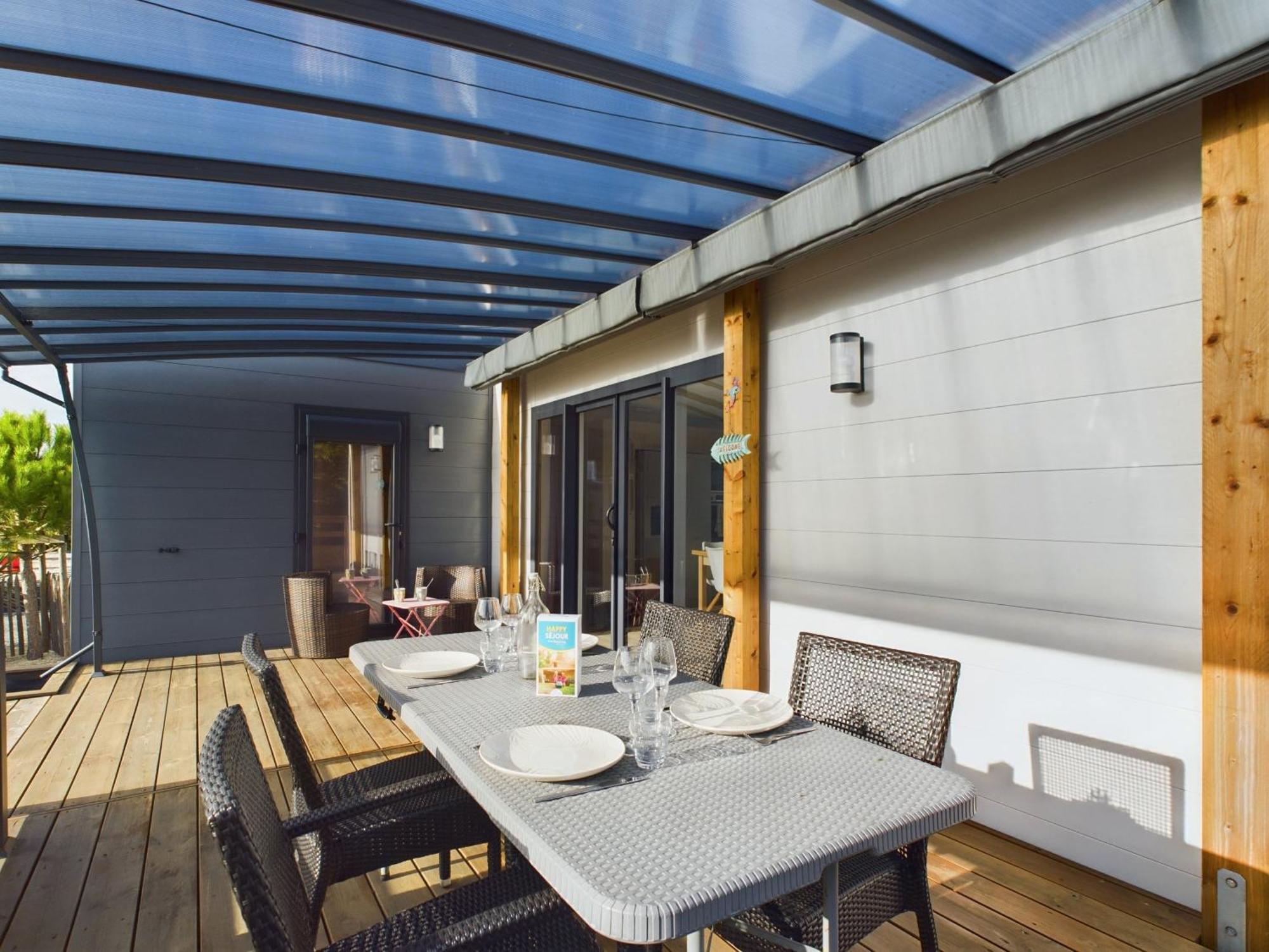 Beau Chalet Pour 4 Pers - Acces Piscine Chauffee Brétignolles-sur-Mer Екстериор снимка